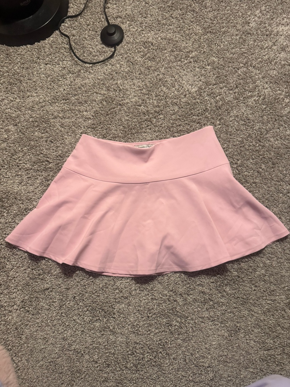 Abercrombie Flared Pink High-Waist Mini Skirt